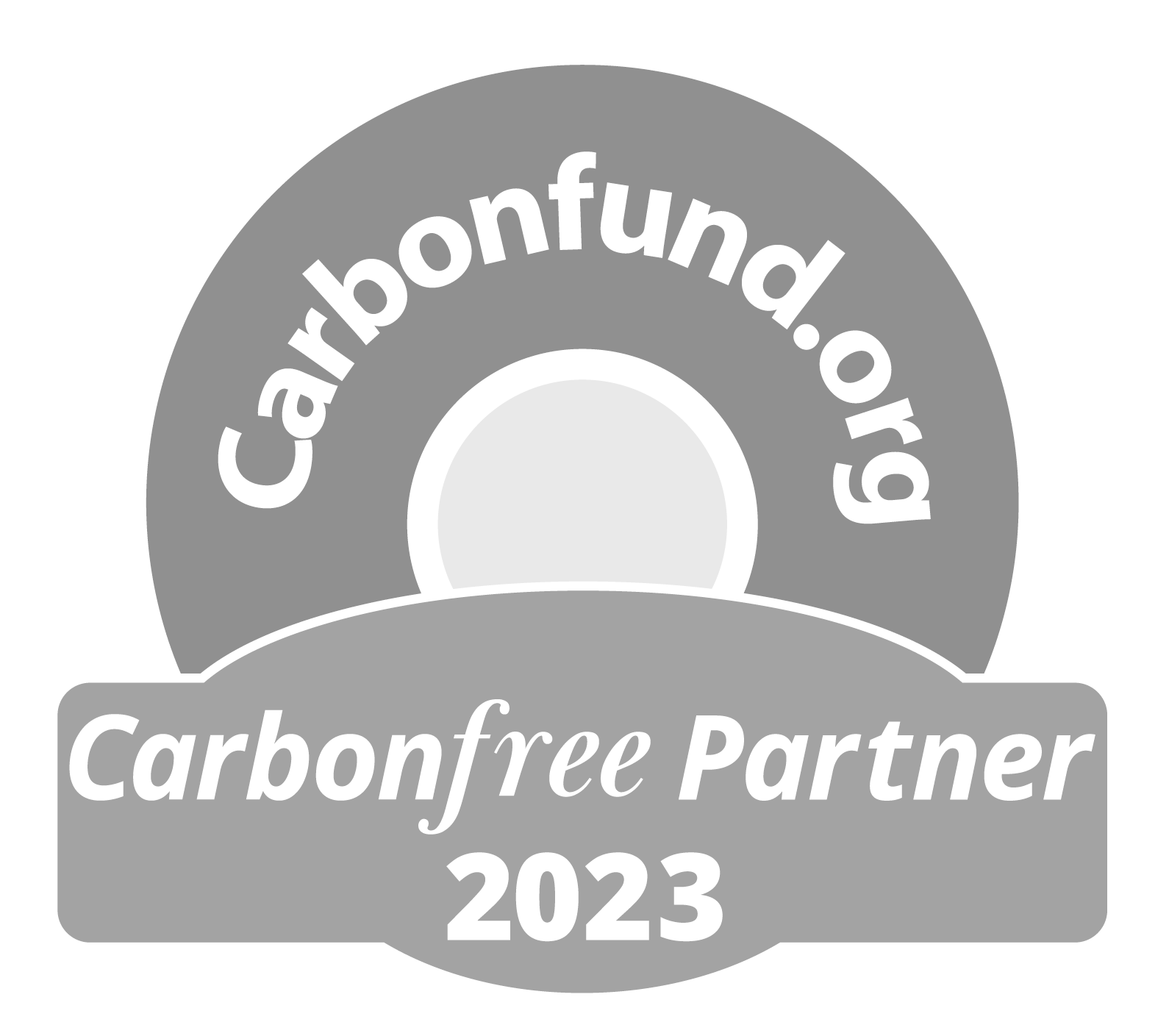 2023 Carbonfree Partner, badge icon